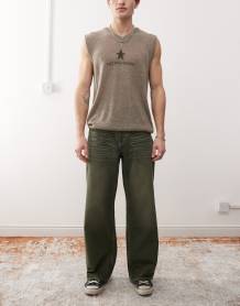 Reclaimed Vintage knit button up tank in gray
