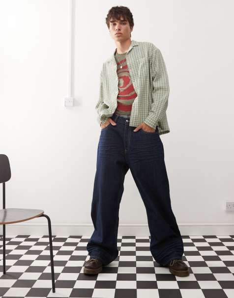 Cheap Monday – Looser – Baggy-Jeans in blauer Rinse-Waschung - view 1
