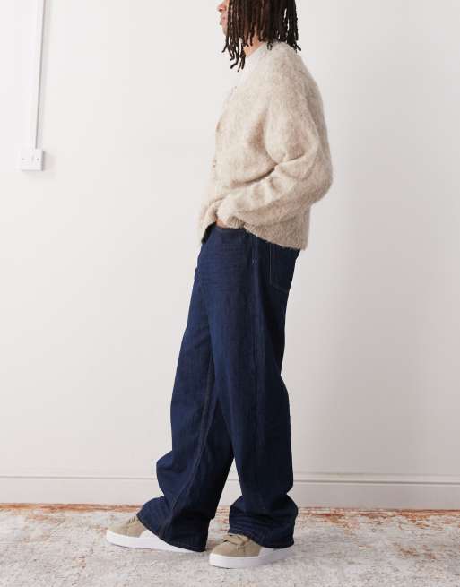 Cheap Monday looser baggy jeans in blue