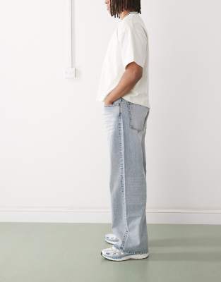 Cheap Monday Looser Baggy Jeans In Blue