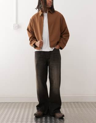 Cheap Monday Cheap Monday Looser baggy jeans in mustard washed black