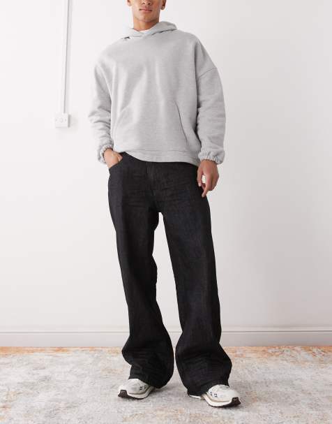 Cheap Monday - Looser - Sorte løse jeans i skyllet vask - view 1