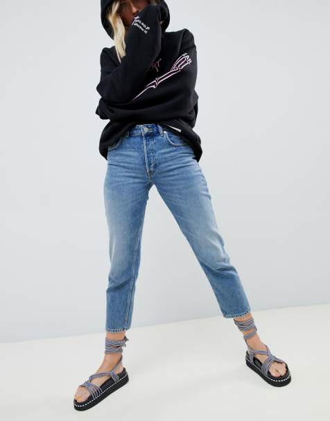 Cheap Monday - Mom jeans cropped rigidi - view 1