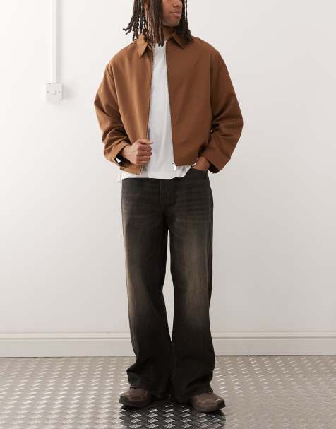 Cheap Monday  Looser baggy jeans in mustard washed black