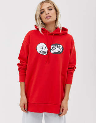 red sweatshirt asos