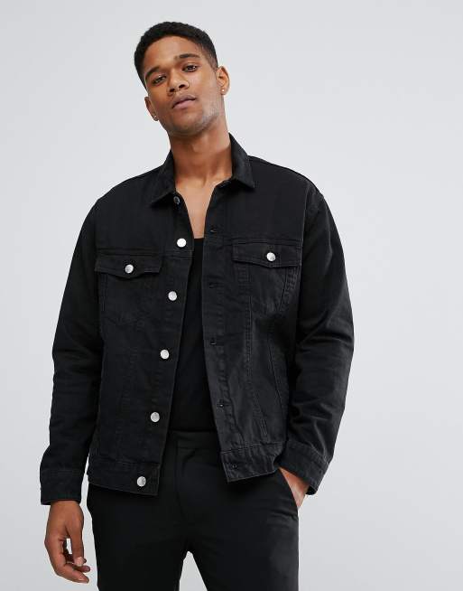 angst Wat leuk Ik heb een contract gemaakt Cheap Monday Oversized Denim Jacket Black | ASOS