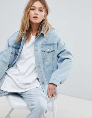 cheap monday oversized denim jacket