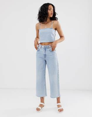 cheap monday wide leg jeans