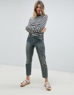 cheap monday straight leg jeans