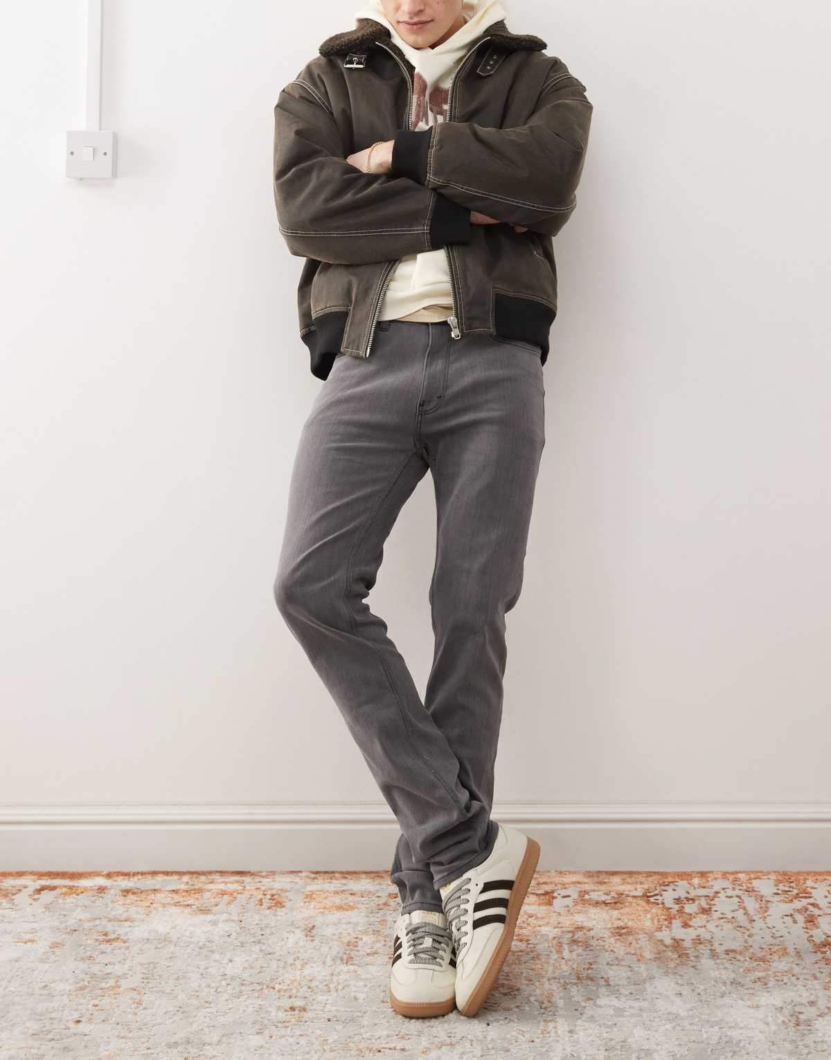 Cheap Monday Sleeze super stretch skinny jeans in grey wash