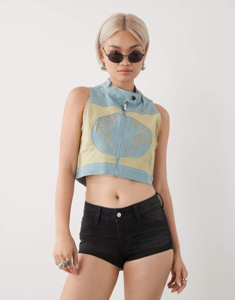 Cheap Monday Sleezie denim hot pant shorts in washed black - view 1