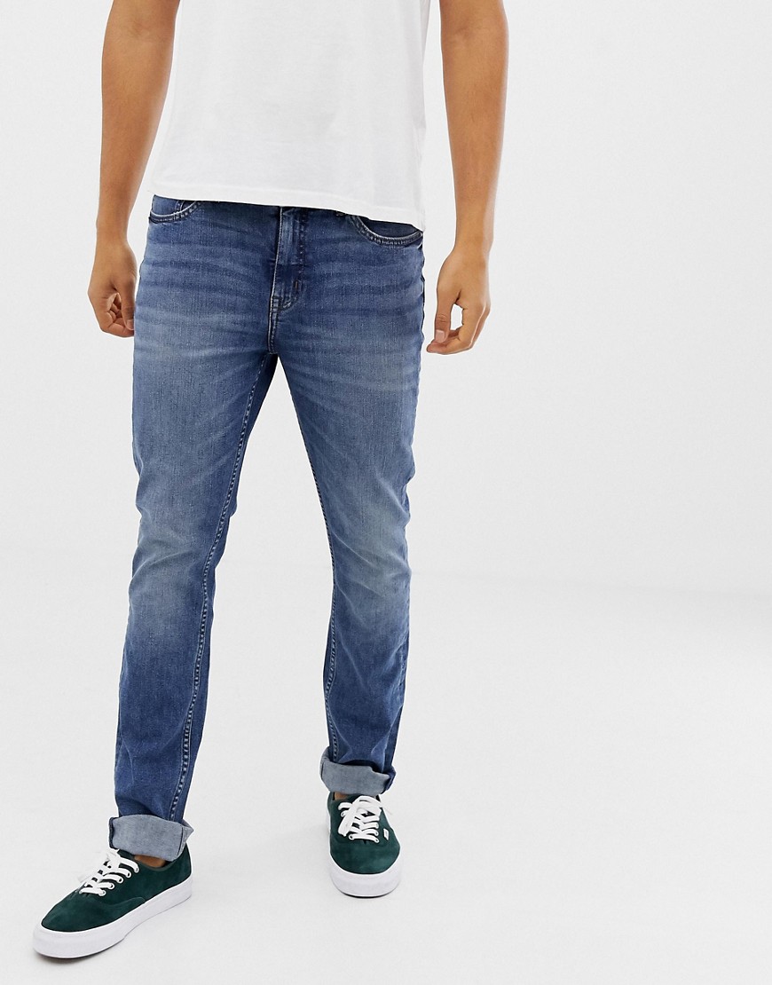 Cheap Monday Slim Tapered Jeans In Blue