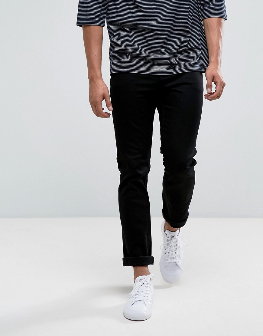 Cheap Monday – Sonic – Svarta jeans i smal passform