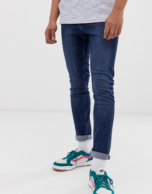 Cheap Monday tight skinny jeans in pure blue