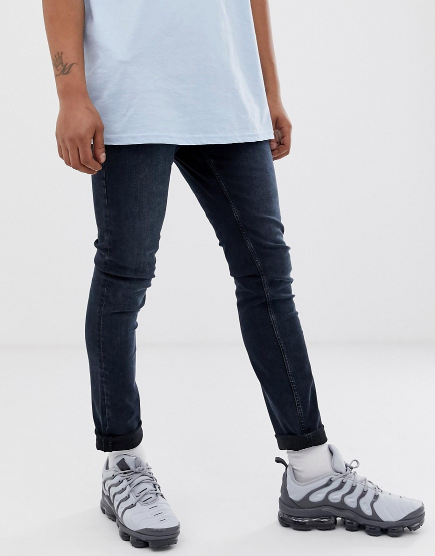 Cheap Monday – Tighta skinny jeans i bluelisted-tvätt-Blå