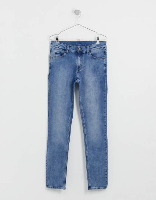 Cheap Monday – Tighta, skinny jeans i "fair blue"-tvätt, 4 av 4