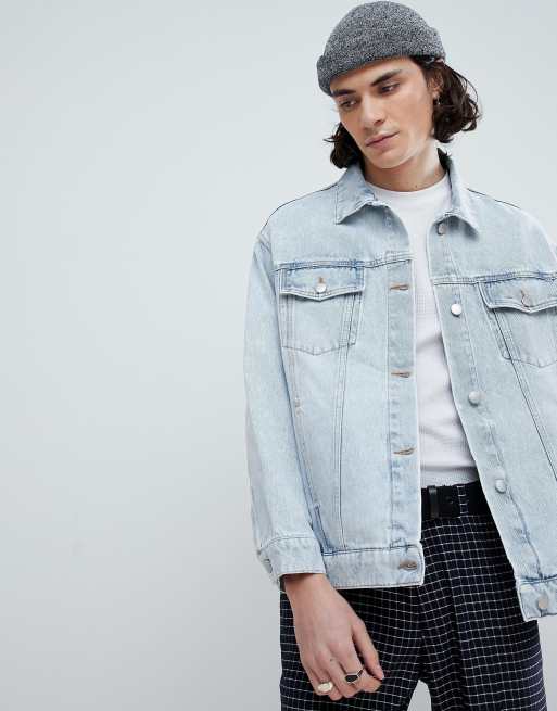 Cheap Monday Upsize Distressed Denim Jacket ASOS