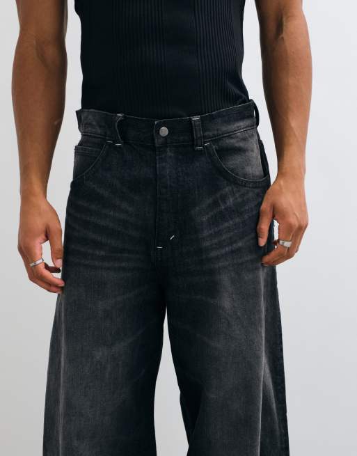 Cheap Monday vaqueros baggy holgados con adornos en negro lavado, 3 de 10