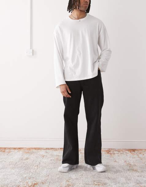 Cheap Monday x Landon Barker - Boo - Vasket sorte bootleg-jeans i denim - view 1