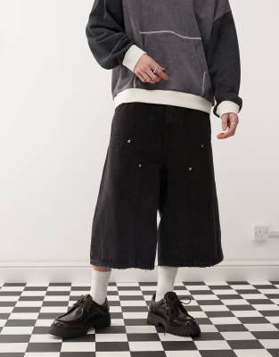 Cheap Monday x Landon Barker Dunno jorts in black 