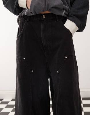 Cheap Monday x Landon Barker Dunno jorts in black 