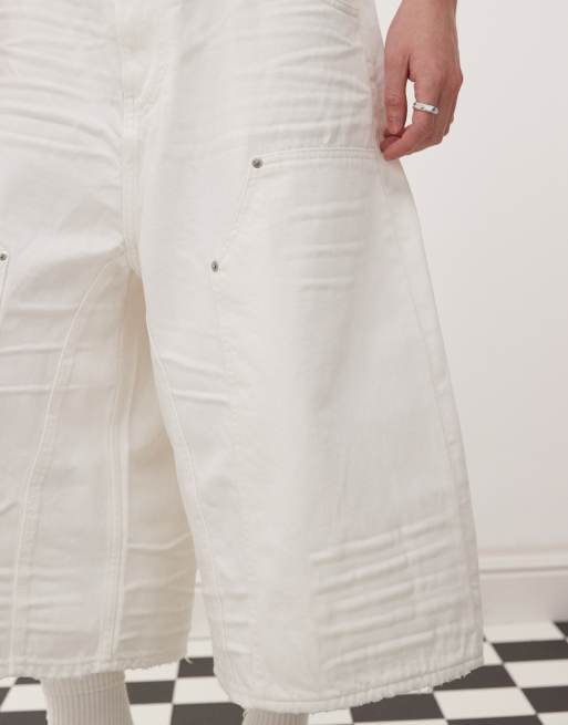 Cheap Monday x Landon Barker Dunno jorts in white