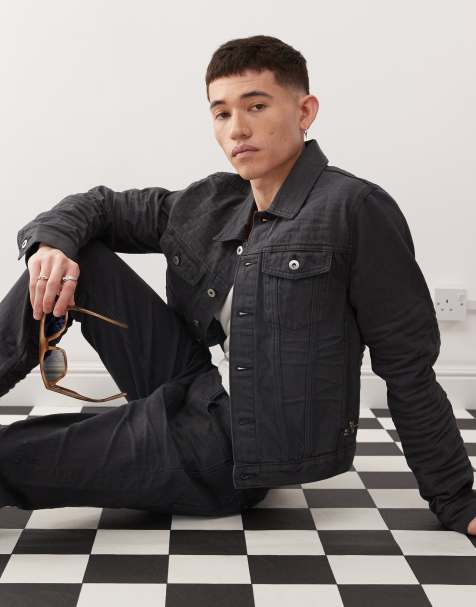 Cheap Monday x Landon Barker - Issue - Sort denimjakke med belægning - view 1
