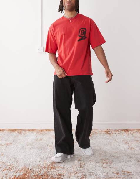 Cheap Monday x Landon Barker – Looser – Baggy Jeans in gewaschenem Schwarz - view 1