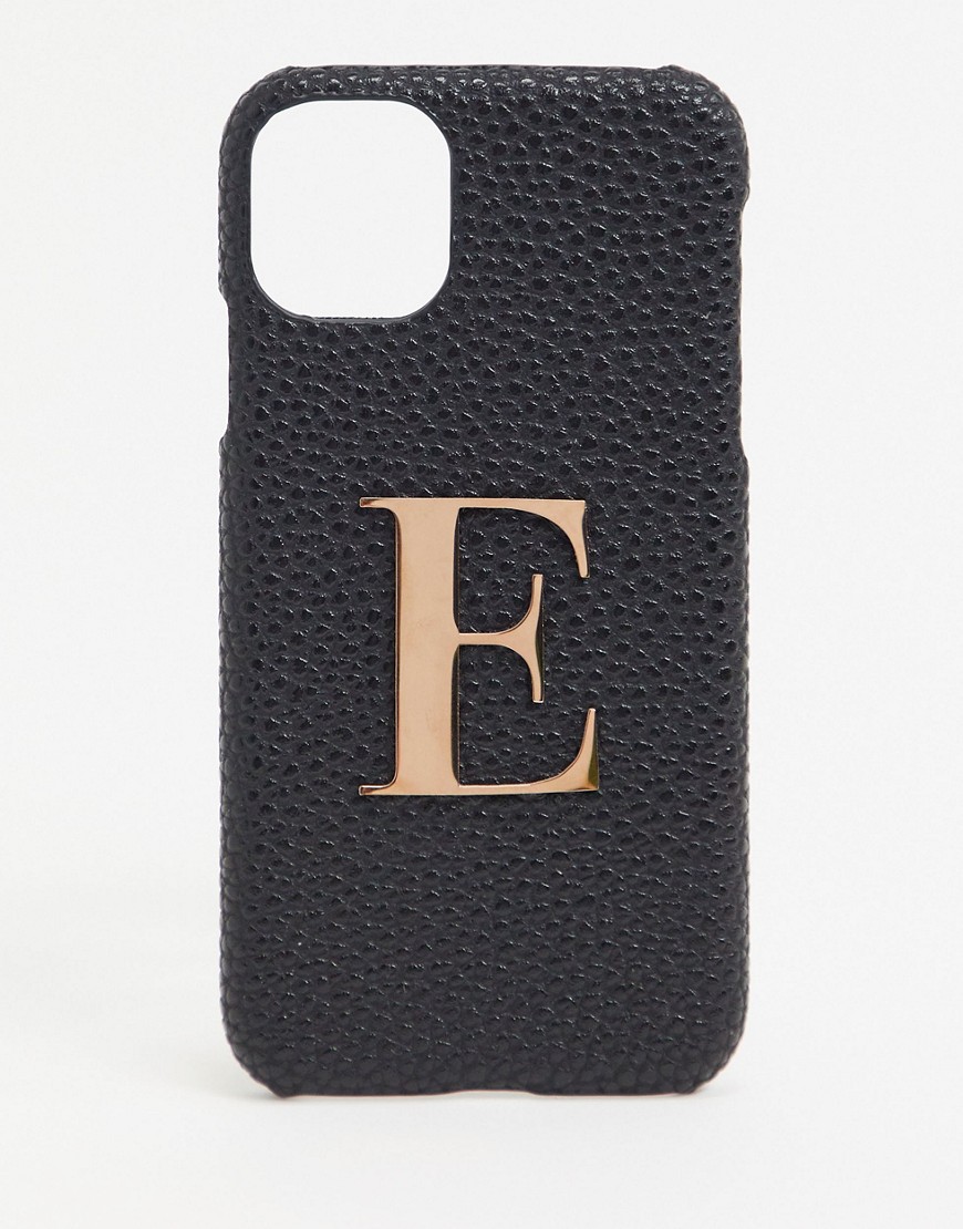 фото Чехол для iphone 11 / xr с инициалом "e" elie beaumont-черный