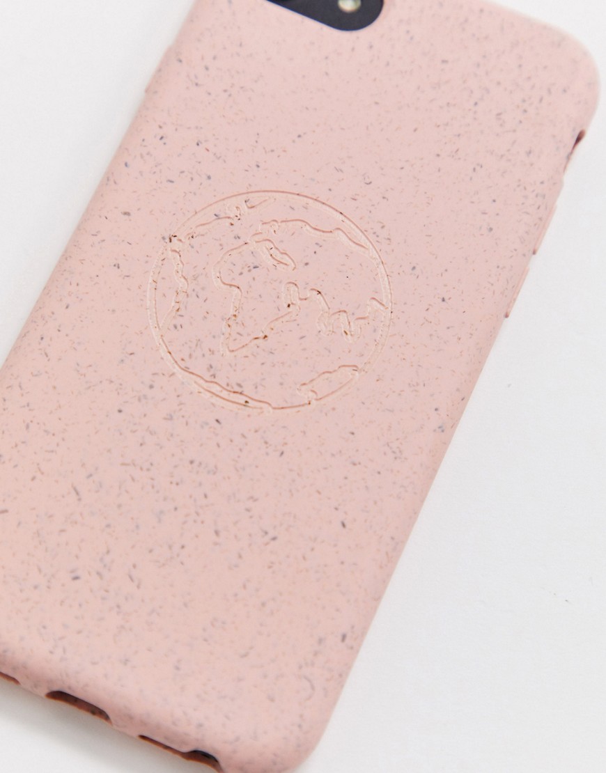 фото Чехол для iphone 7/8 из 100% биоразлагаемого материала coconut lane-розовый