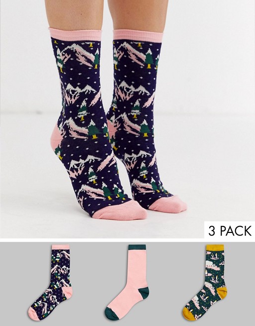 Chelsea Peers 3 pair of socks gift set