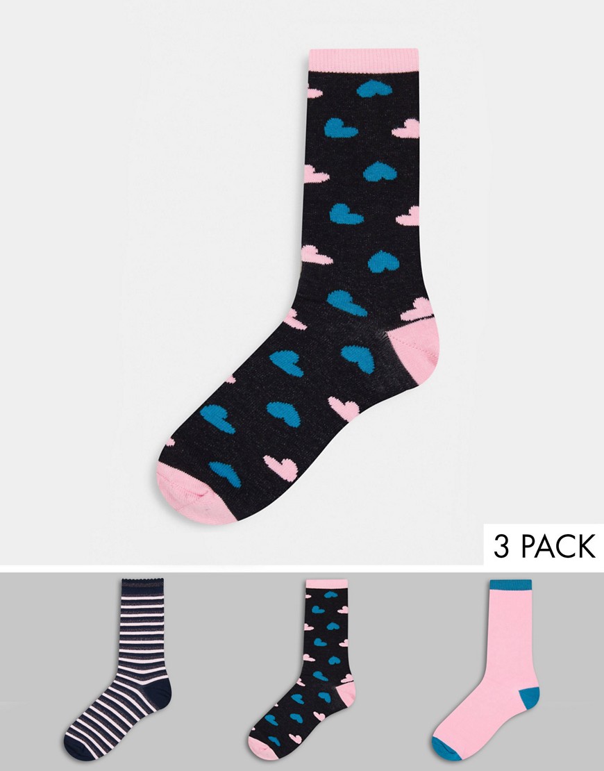 Chelsea Peers christmas 3 pack socks-Multi