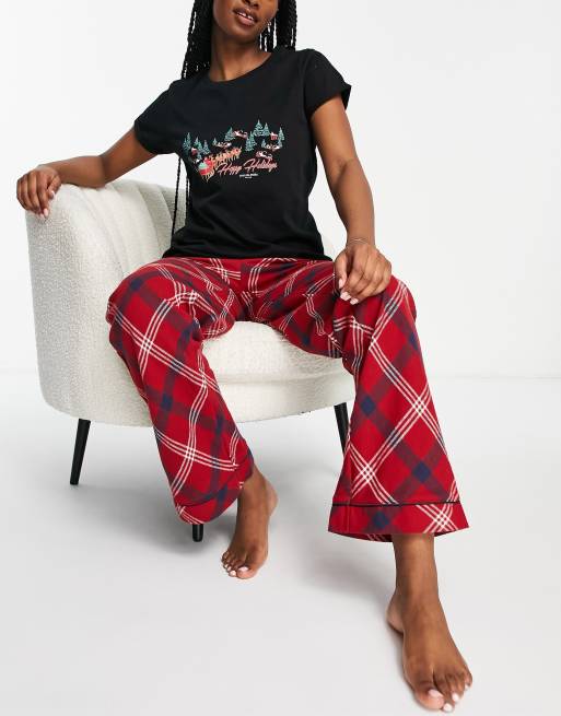 Black and red discount pyjamas