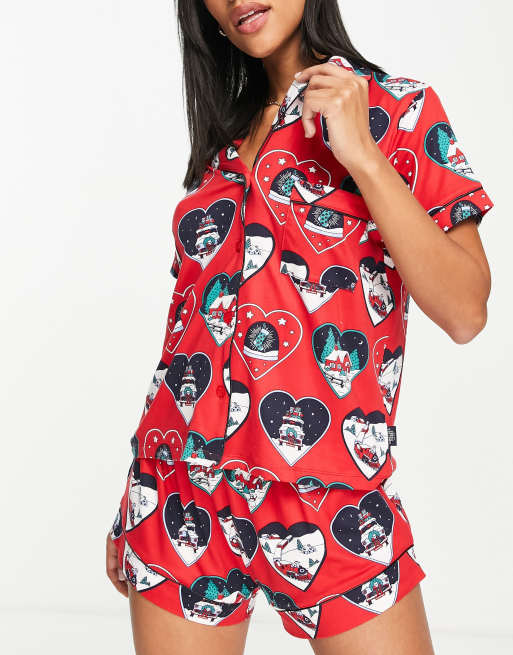 Red short online pjs