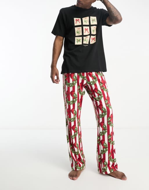 Mens christmas pajamas shorts hot sale