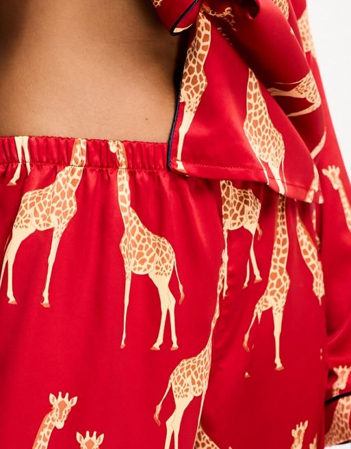 Dolce & Gabbana Giraffe Printed Technical Jersey Sports Bra In