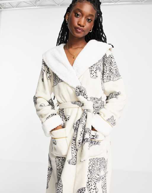 Leopard 2024 dressing gown