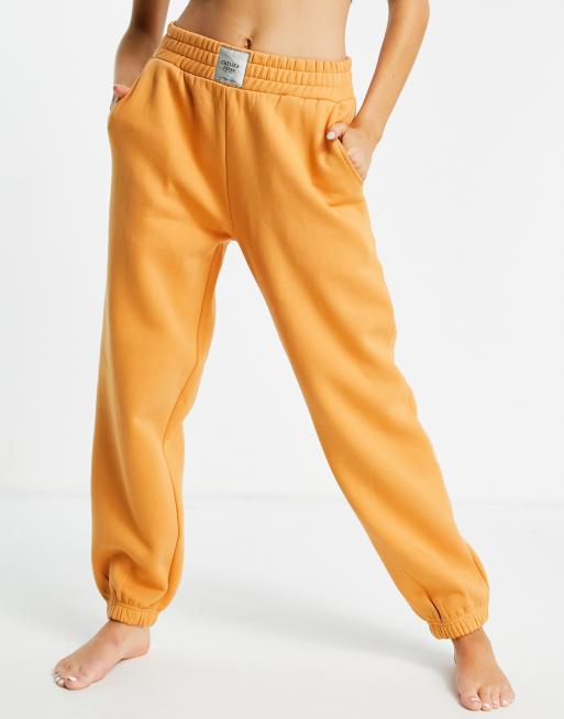 Burnt orange sweatpants on sale