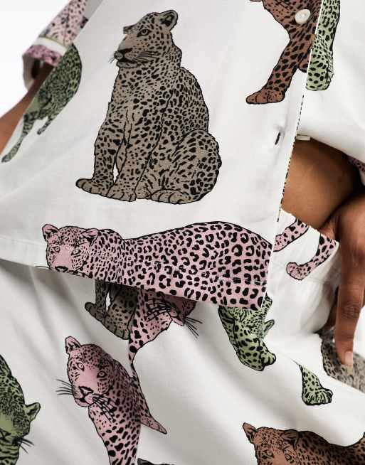 Chelsea peers leopard discount pyjamas