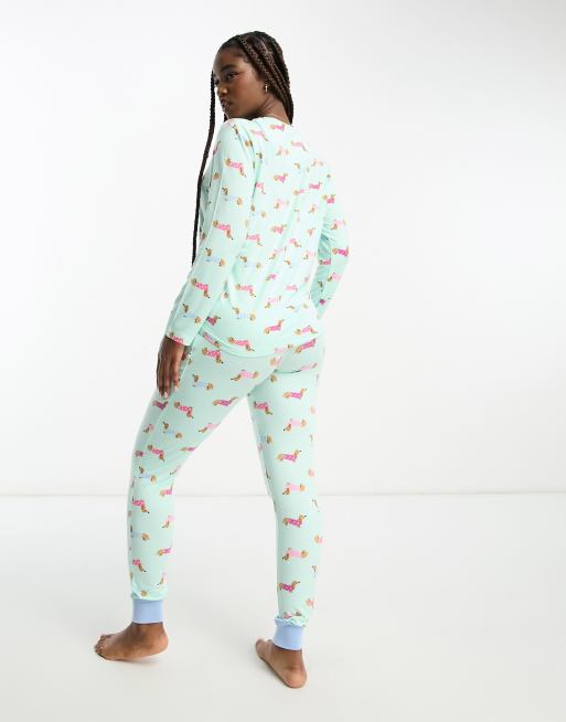 Womens dachshund clearance pyjamas