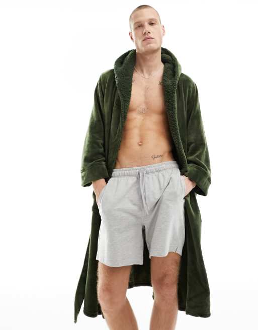 Chelsea Peers dressing gown in green