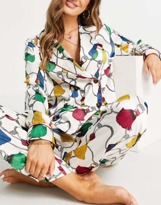 Chelsea Peers Ensemble pyjama en satin de premi re qualit avec