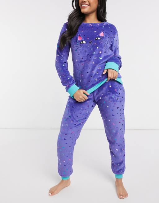 Purple discount cat pajamas