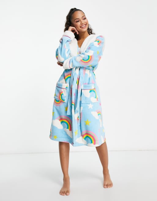 Topshop rainbow 2025 dressing gown