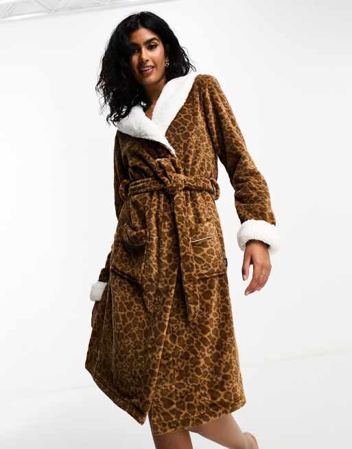 Asos robe outlet leopard