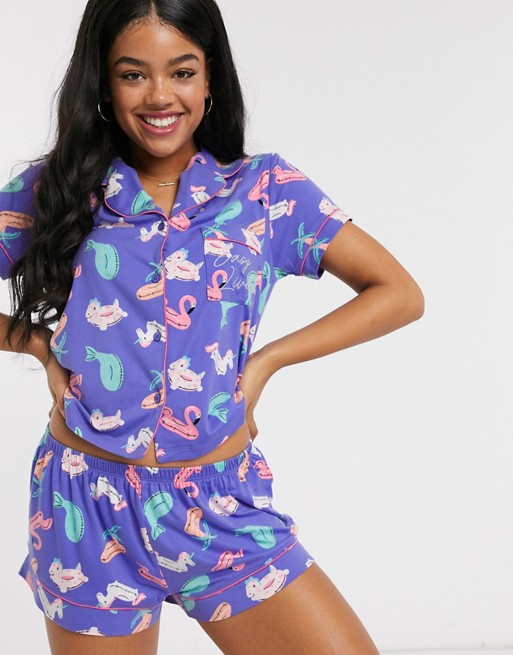 Chelsea Peers lilo print pyjama set