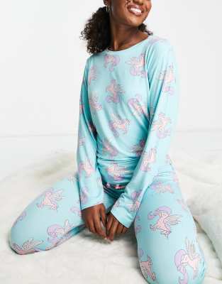 Chelsea Peers cute sealife short pajama set in navy