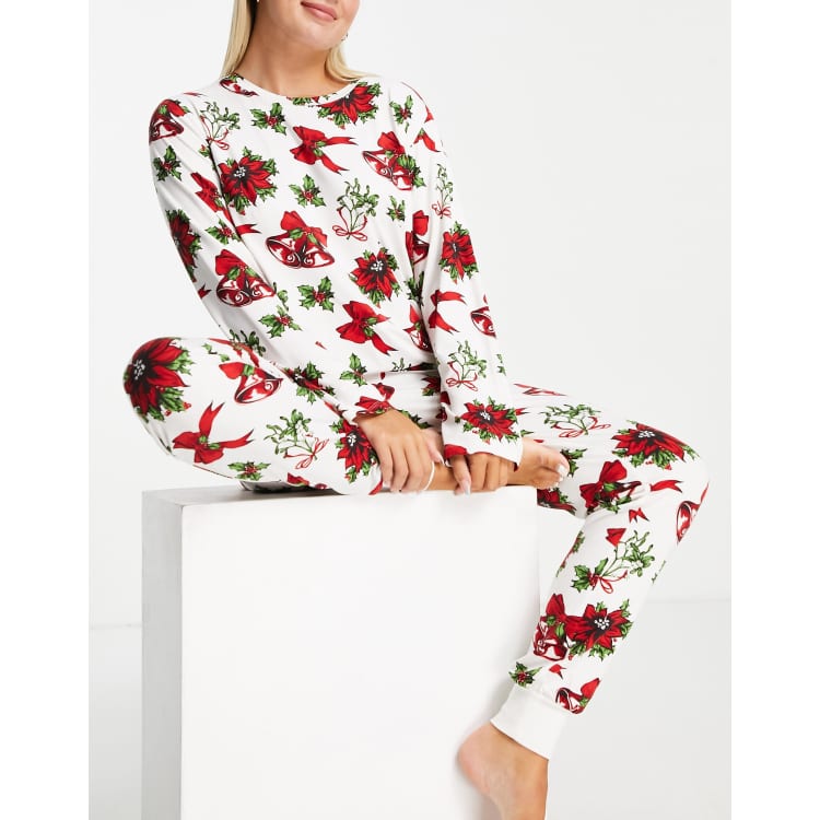 Retro christmas pajamas hot sale