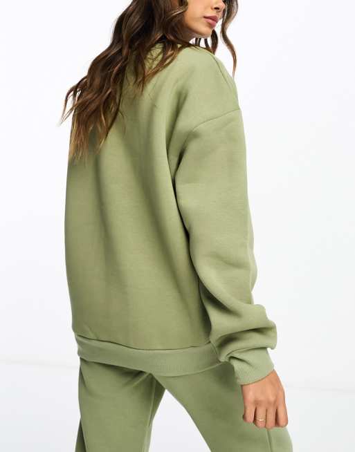 Chelsea Peers – Lounge-Sweatshirt in Salbeigrün, Kombiteil, 2 von 4