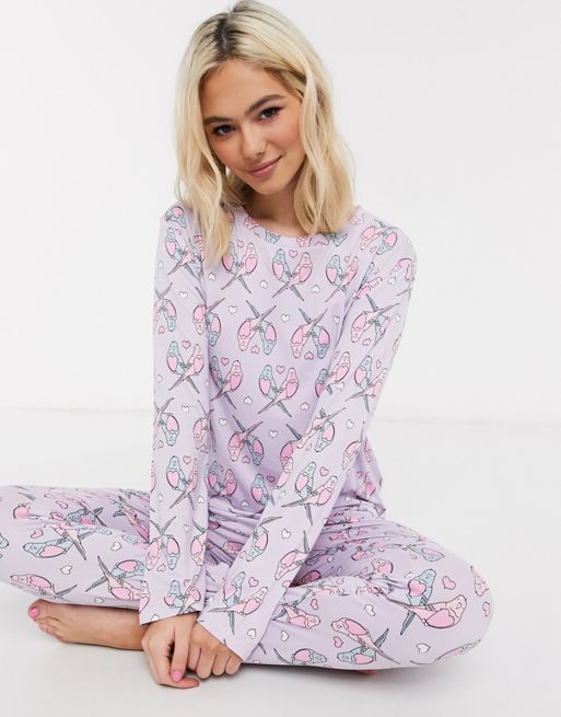 I Love NY Pink Allover Print Pajama